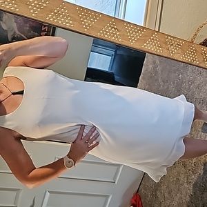 STUNNING VINTAGE JBS OFF WHITE DRESS